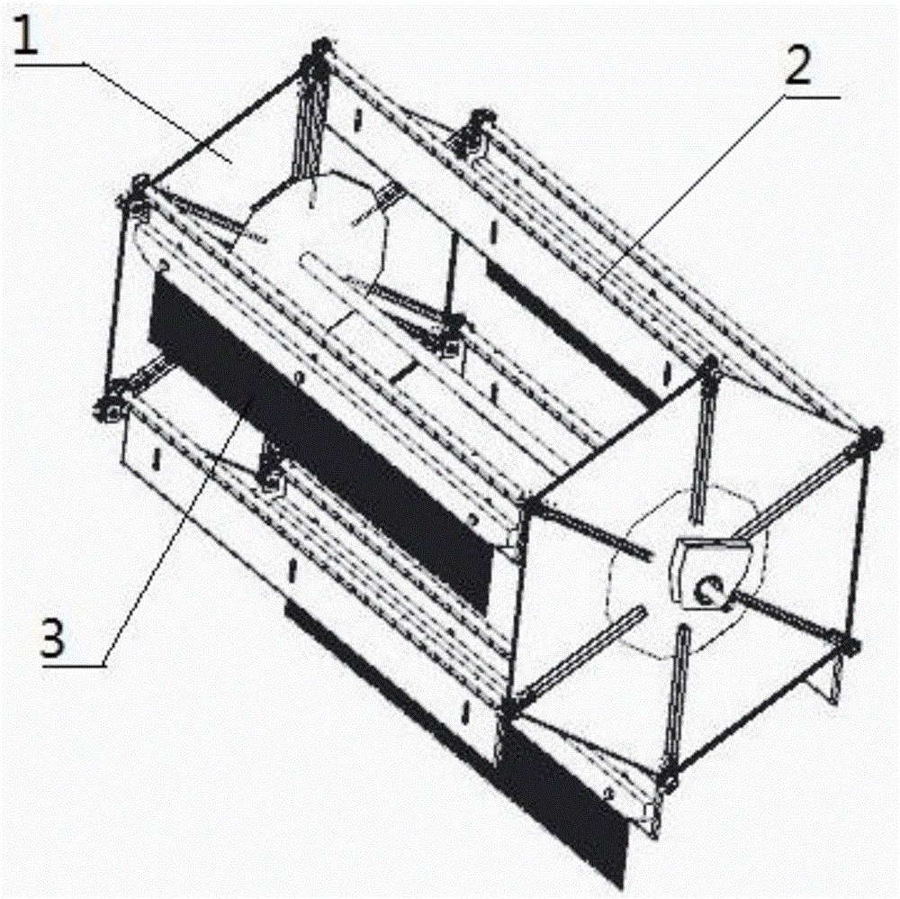 Reel structure with cleaning brushes