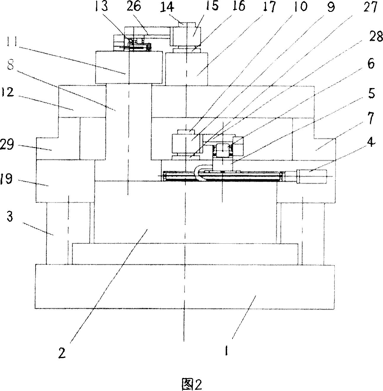 Stepped scanning photoetching machine vibration isolation system analoy experimental apparatus