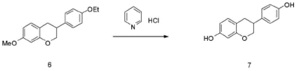 Synthetic method for equol