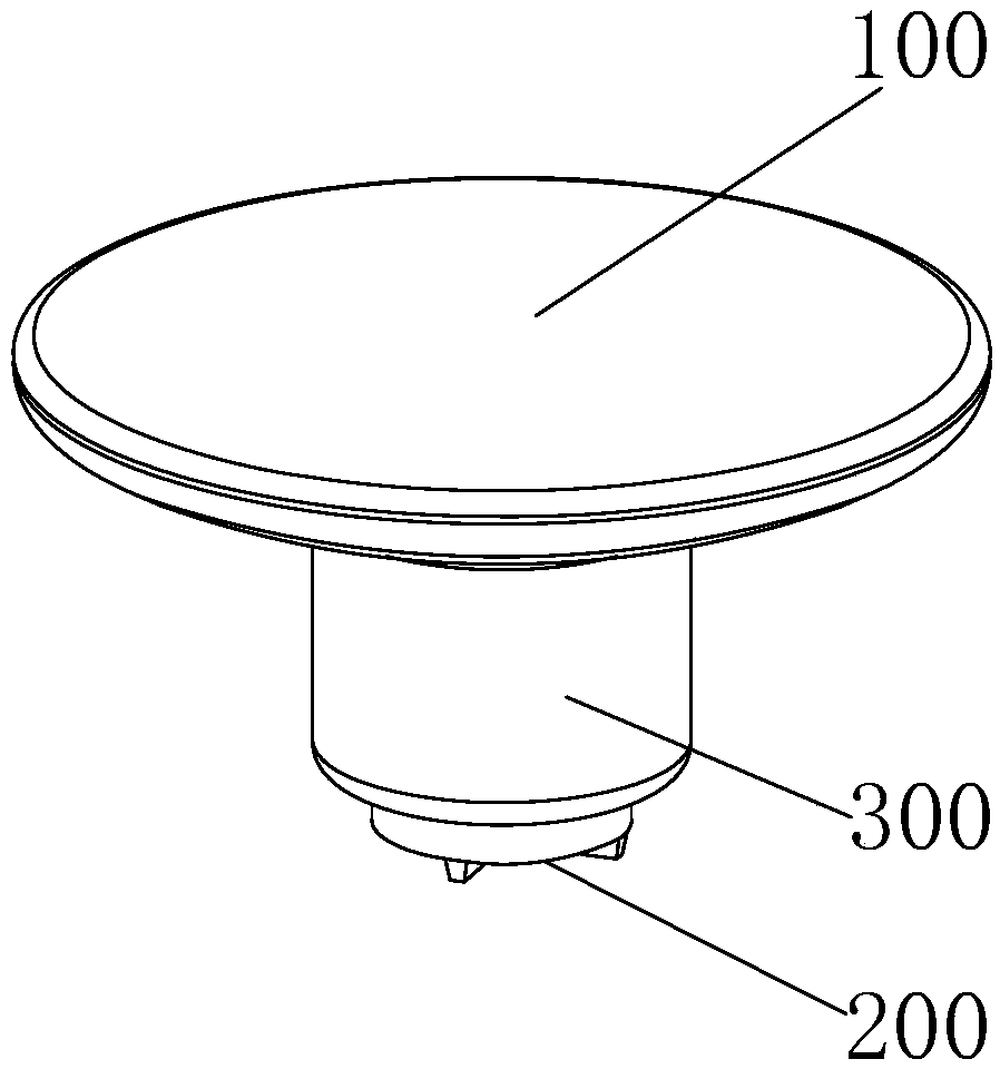 Button part, button assembly and garment