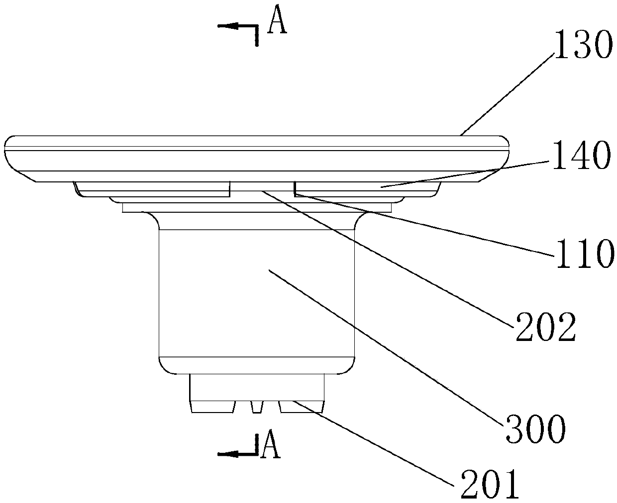 Button part, button assembly and garment