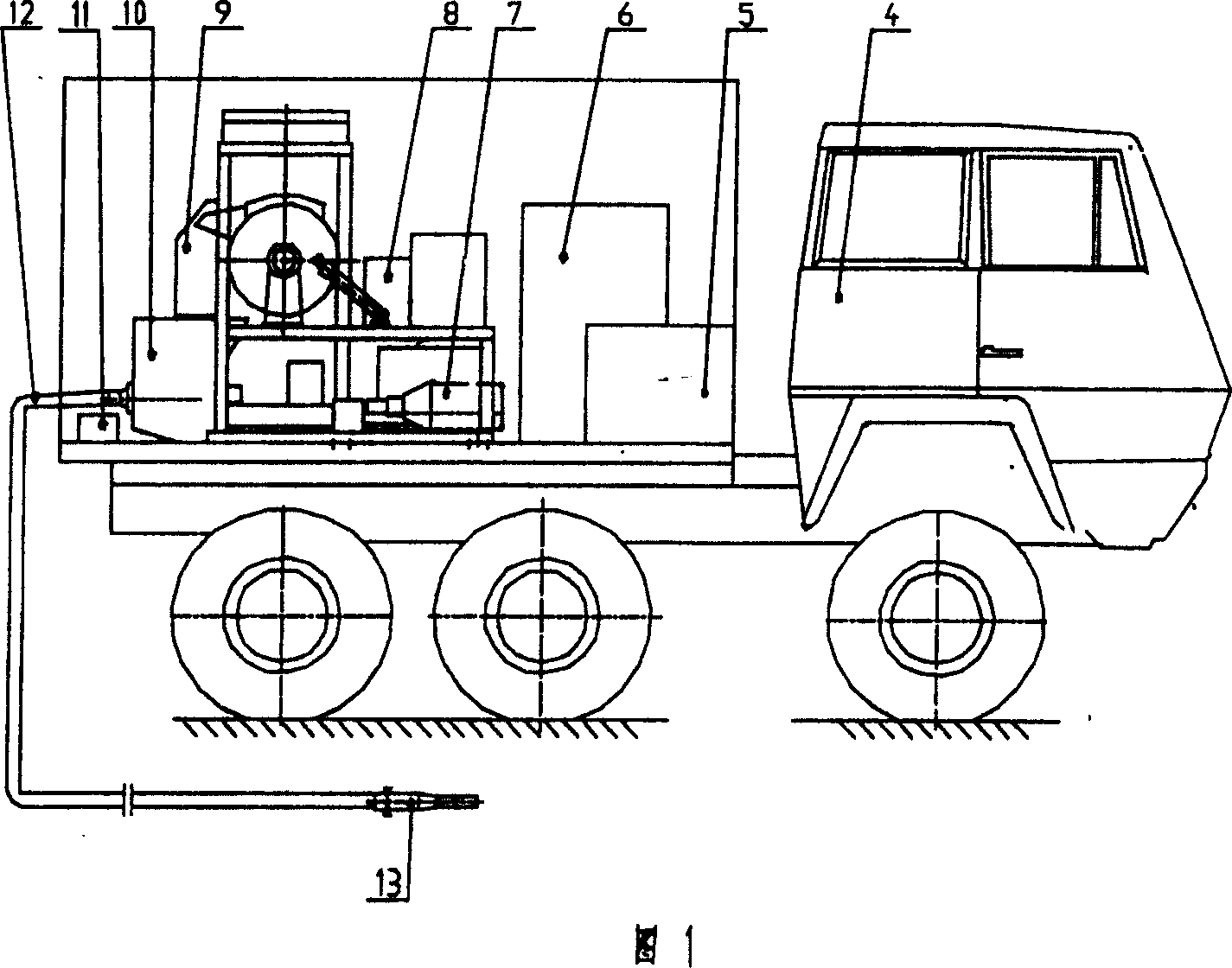 Vehicle multifunction concrete construction equipment