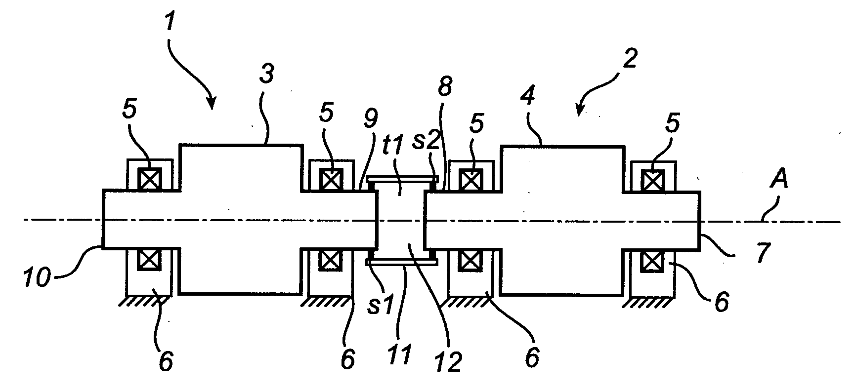 Roll Line in a Continuous Caster