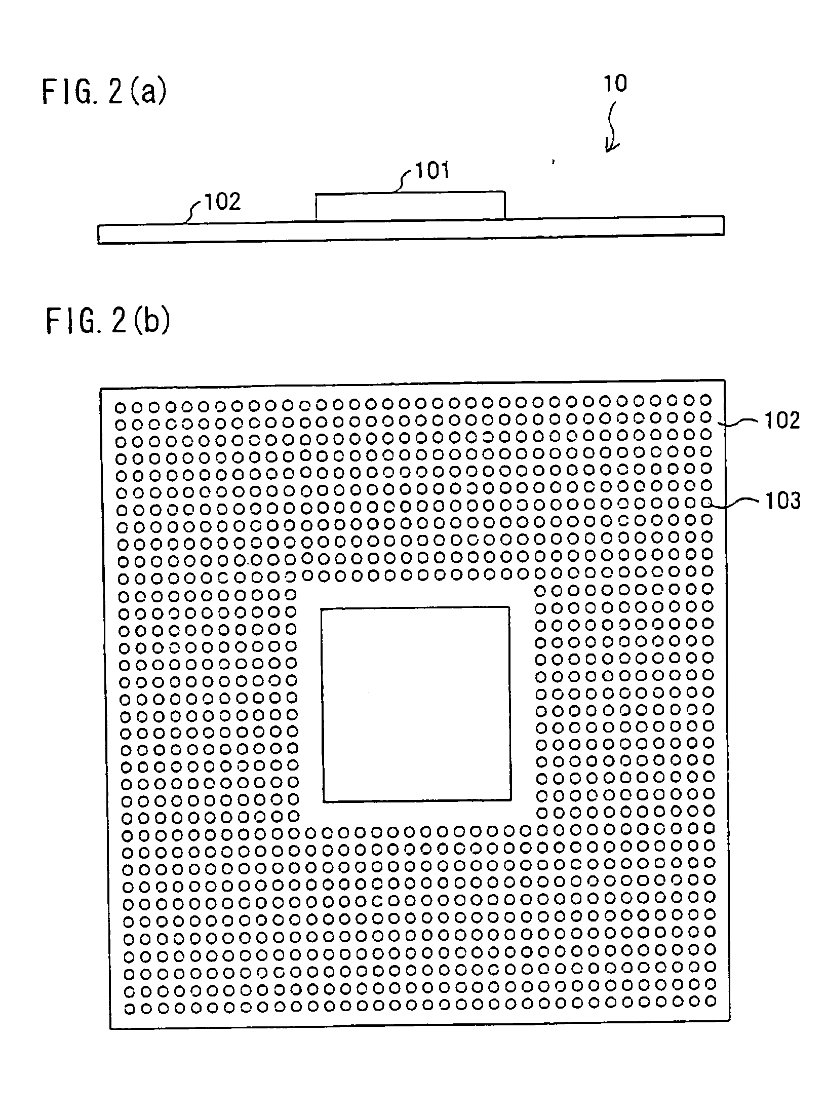 Mounting member of semiconductor device, mounting configuration of semiconductor device, and drive unit of semiconductor device