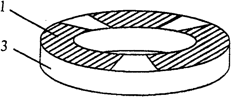 Copper electrode strontium titanate annular piezoresistor