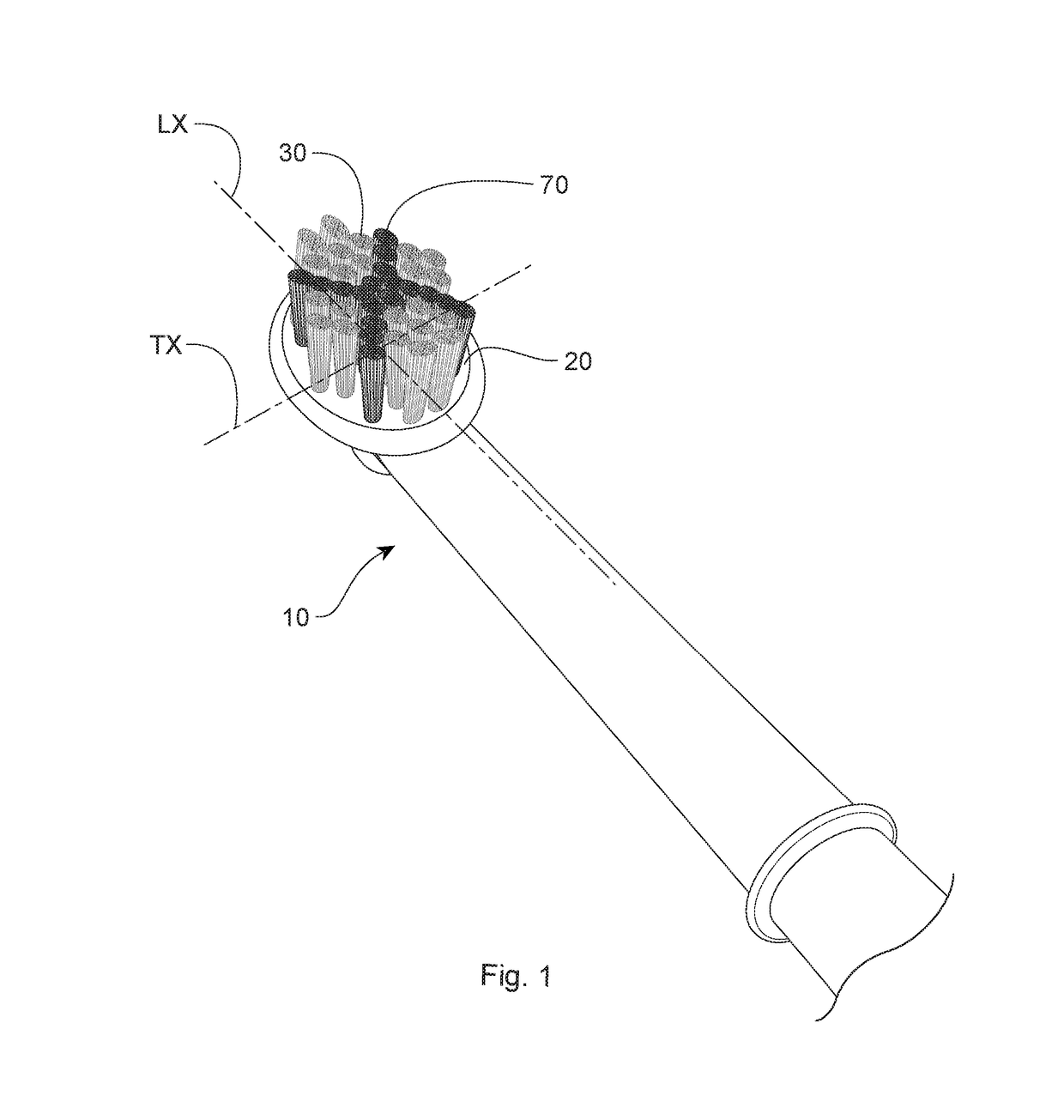 Oral-care implement having color-communicative element