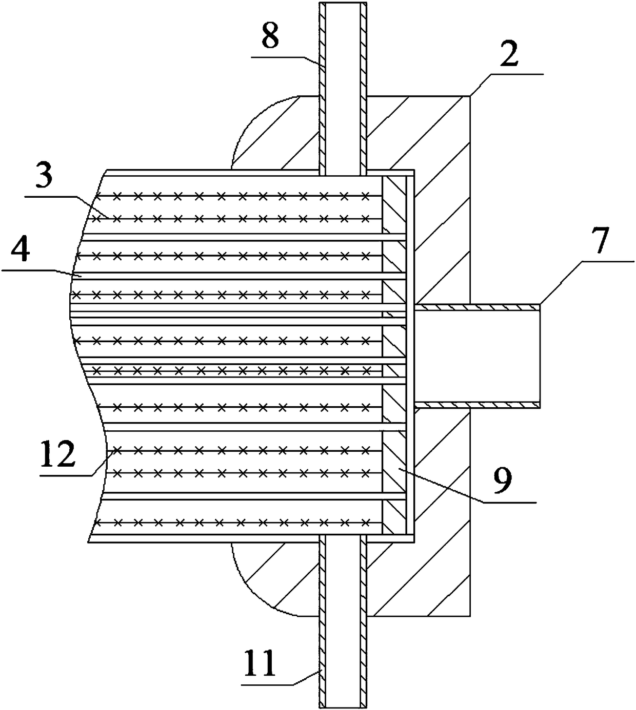 Plush thread bioartificial liver reactor