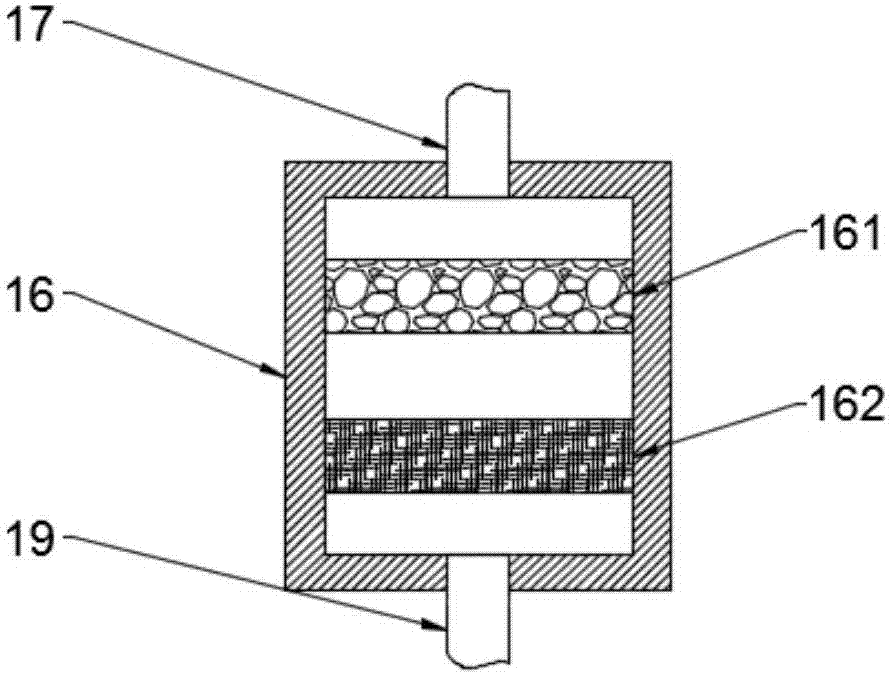 Efficient traditional Chinese medicine oral liquid precipitation and filtration device