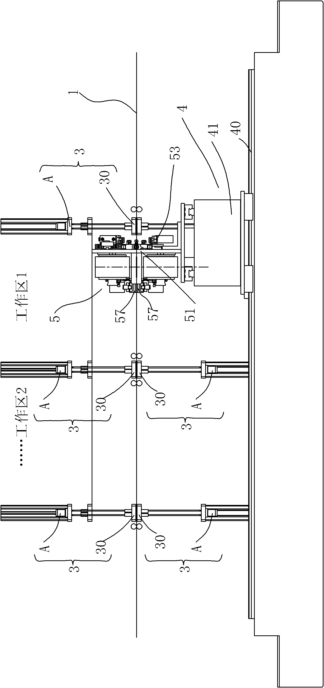 Automatic tape splicing machine for lithium battery pole piece