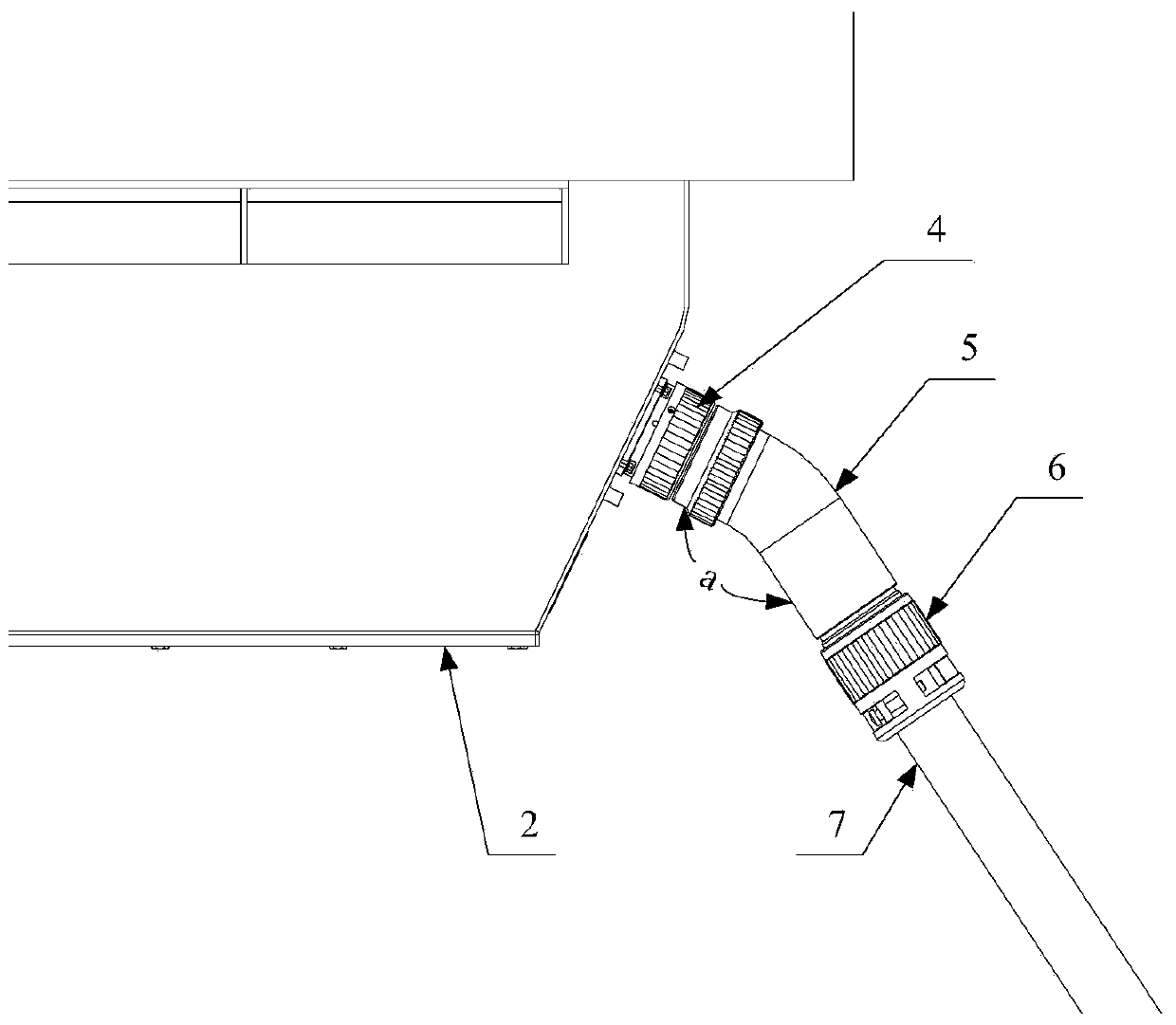 Jumper wire applied to electric locomotive vehicle