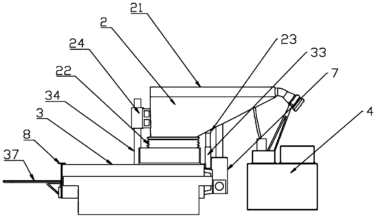 Multifunctional wheelchair with feces and urine collecting and treating system