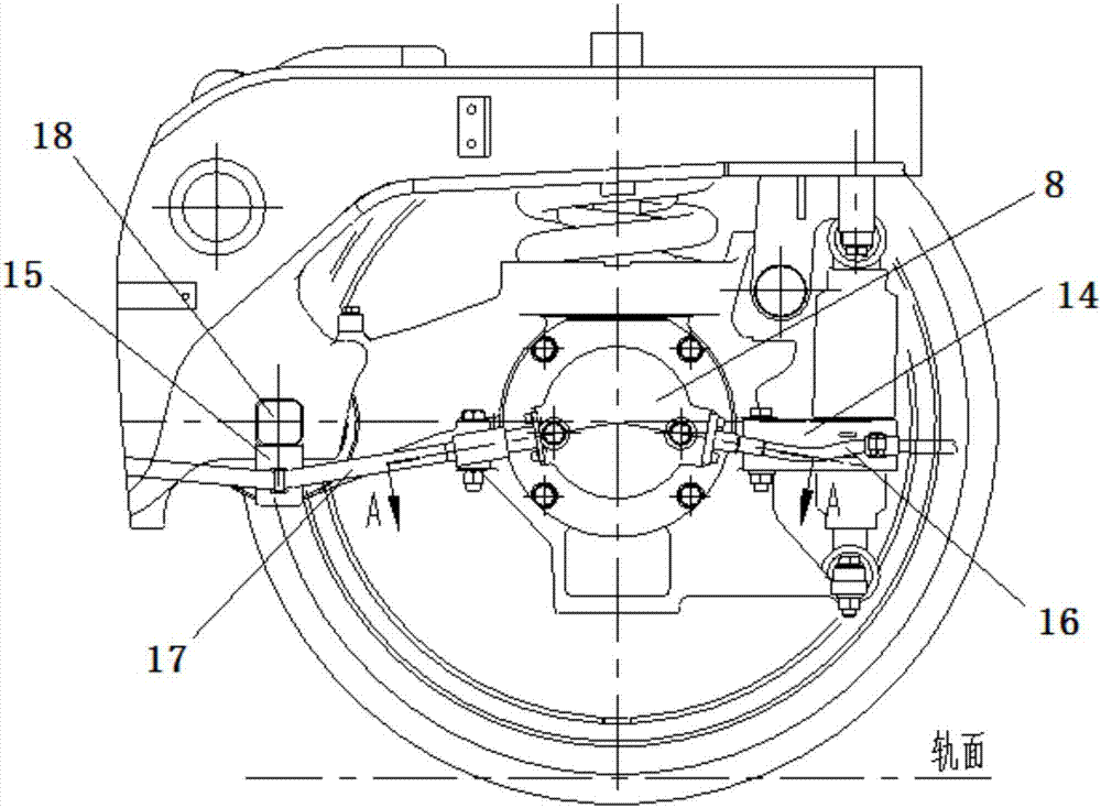 Axle box structure with anti-skid and monitoring functions and used for railway vehicle