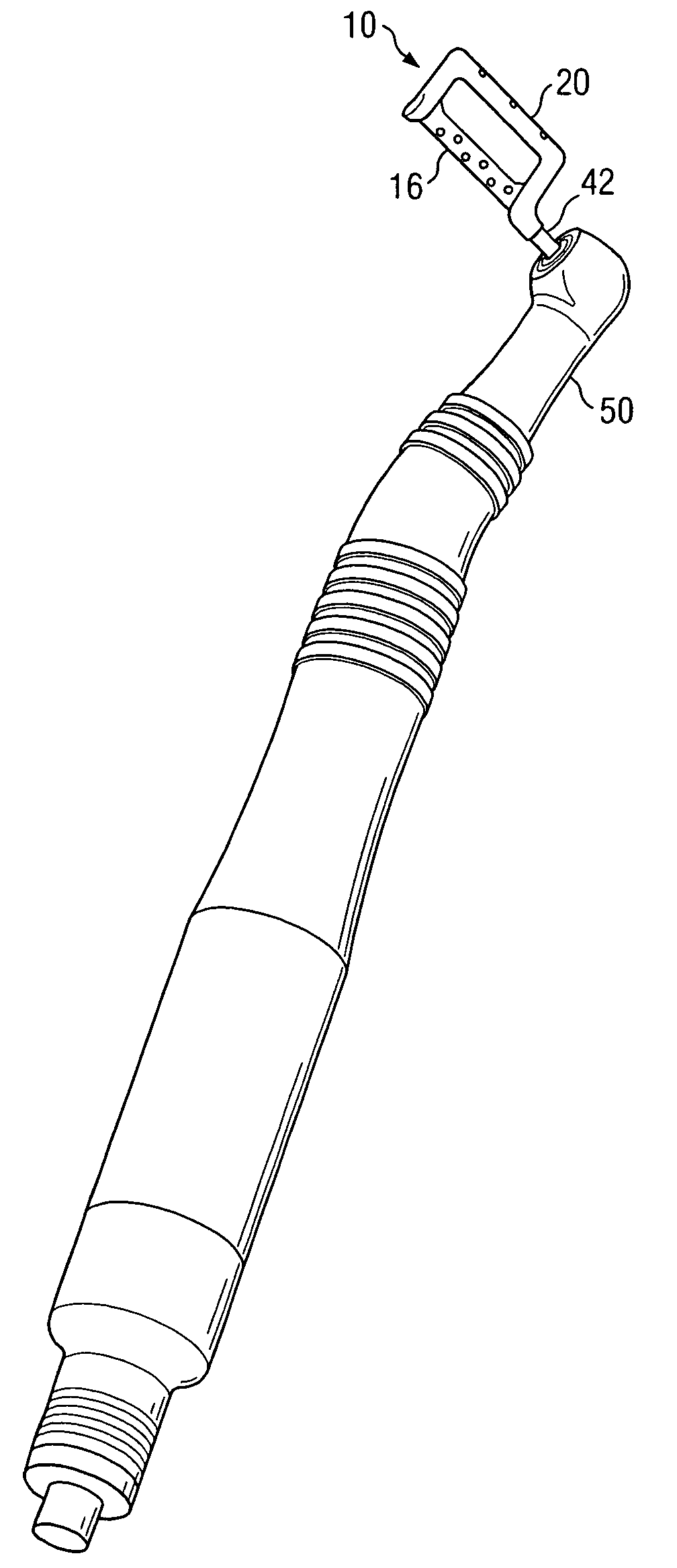 Apparatus and method for removing enamel from a person's tooth