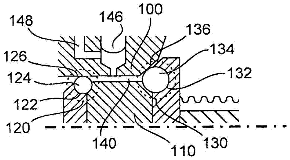 Valve apparatus, arrangement with valve apparatus and method for operating arrangement