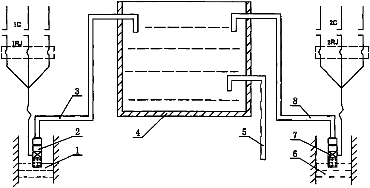 Coal mine static pressure water supplying device capable of automatically and rotatably replenishing water