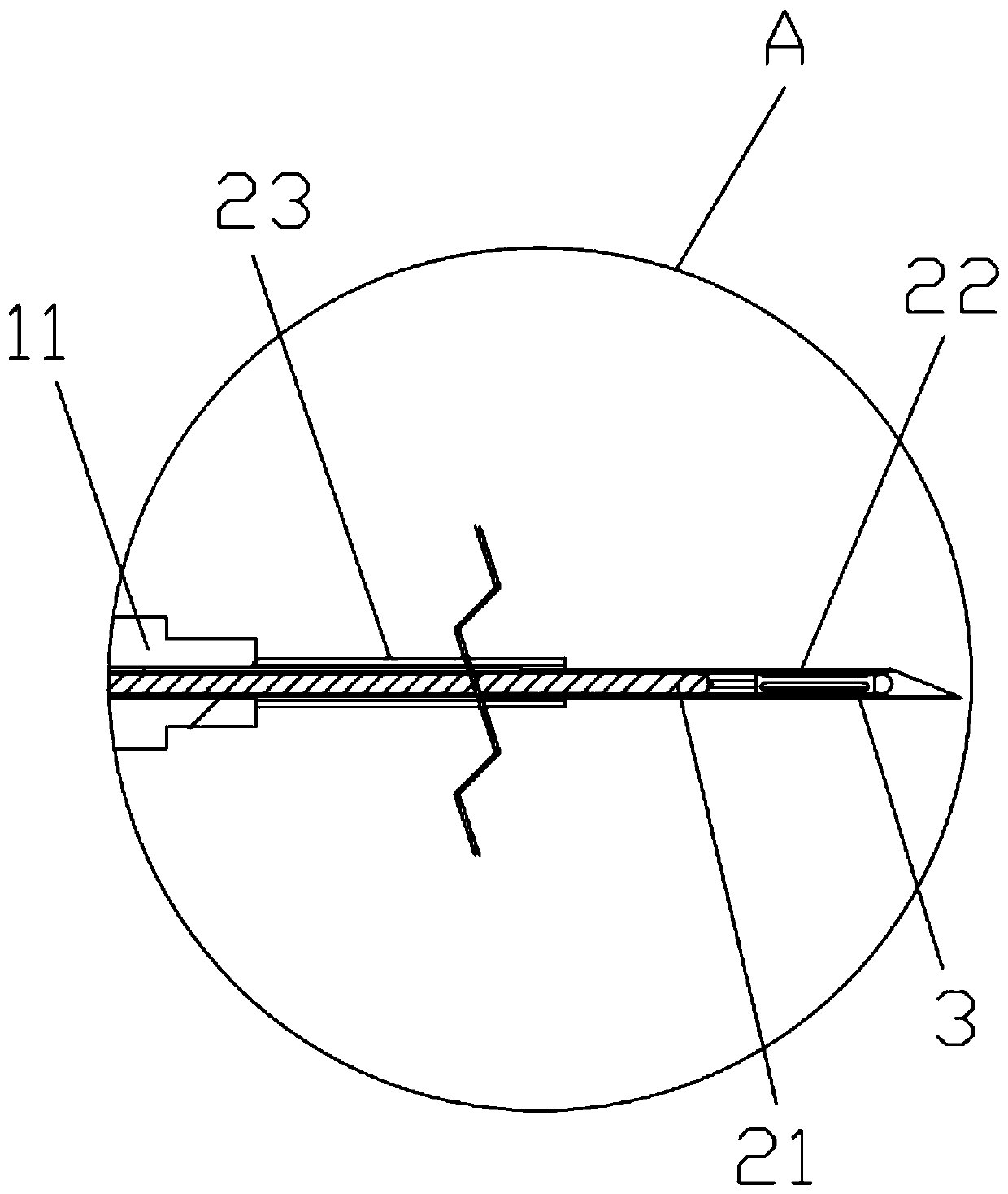 Meniscus stitching instrument