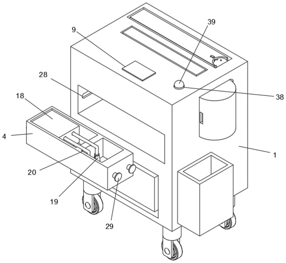 Multifunctional nursing and monitoring device for cardiovascular medicine department and use method of multifunctional nursing and monitoring device