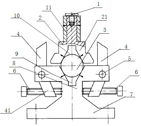 Shaft type milling fixture