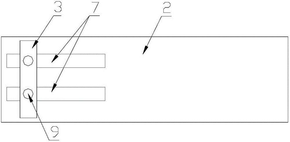 Baffle type band sawing machine