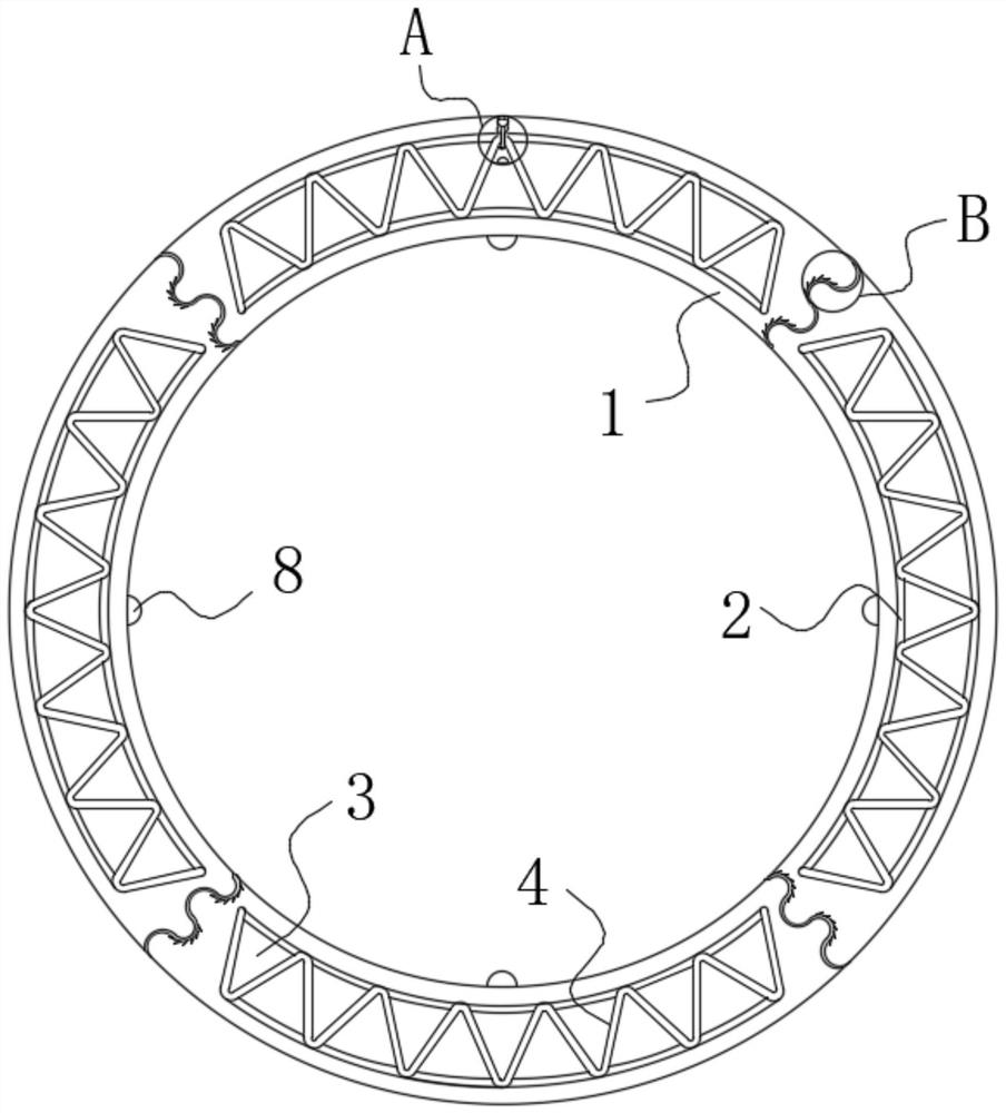 Assembled shield segment