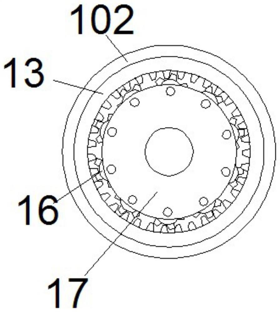 A robot bottom moving mechanism