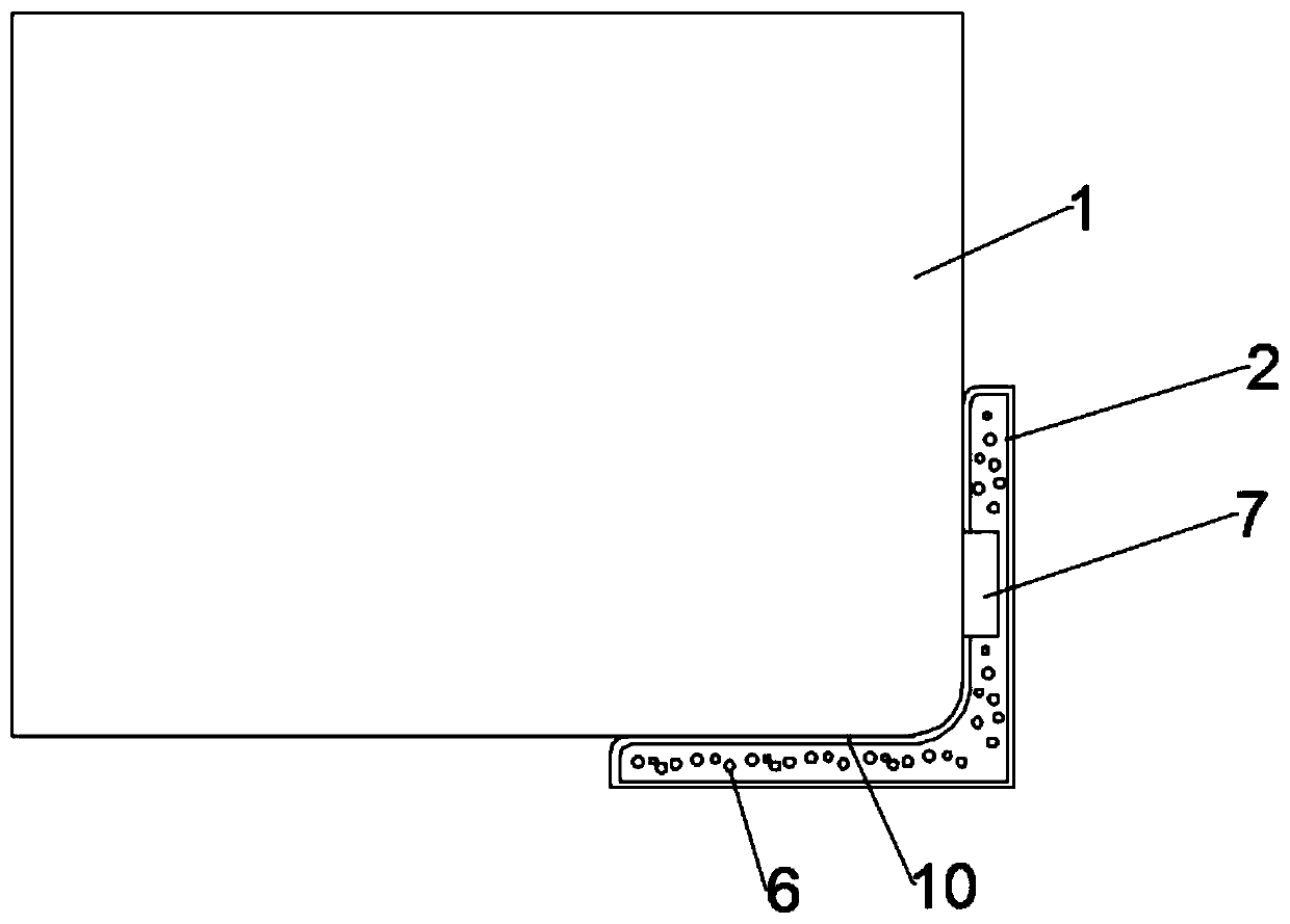 Light concrete internal and external corner structure in prefabricated building and installation method