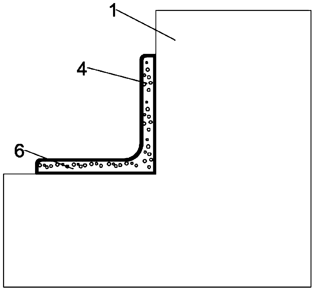 Light concrete internal and external corner structure in prefabricated building and installation method