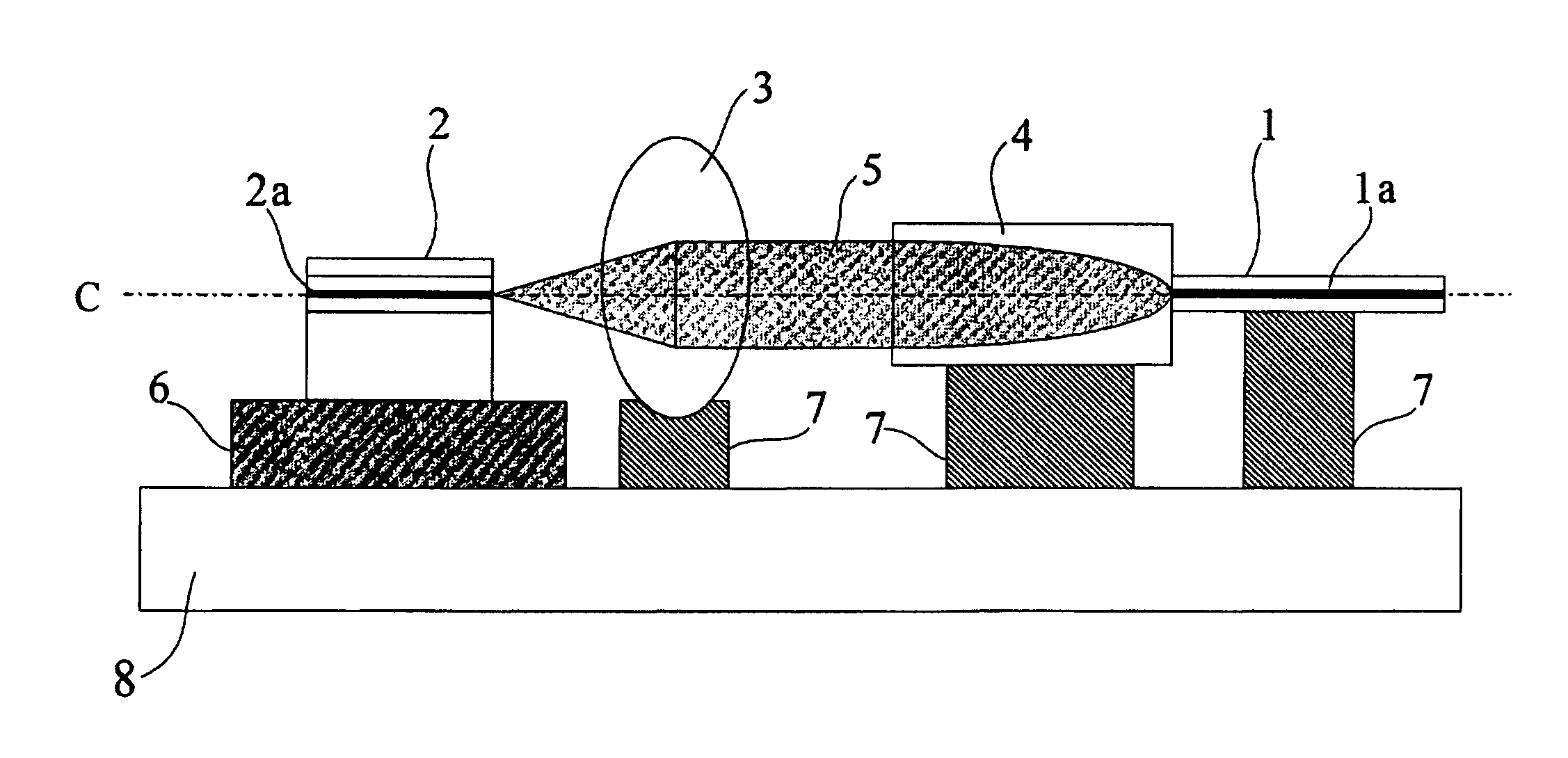 Optical fiber coupling part and manufacturing method thereof