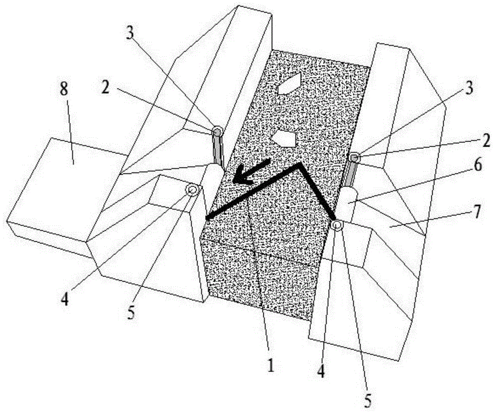 Full-automatic water surface float guiding and collecting device