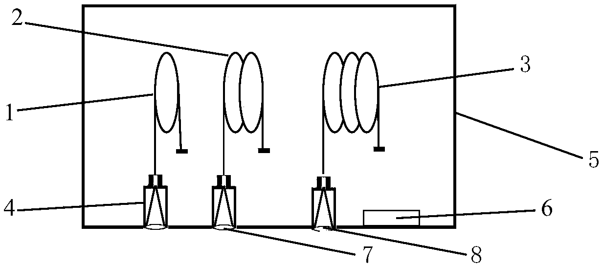 Optical fiber transmission device and method for total station calibration