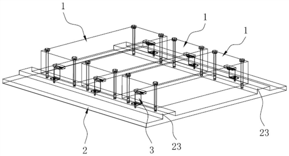 Power battery connecting structure