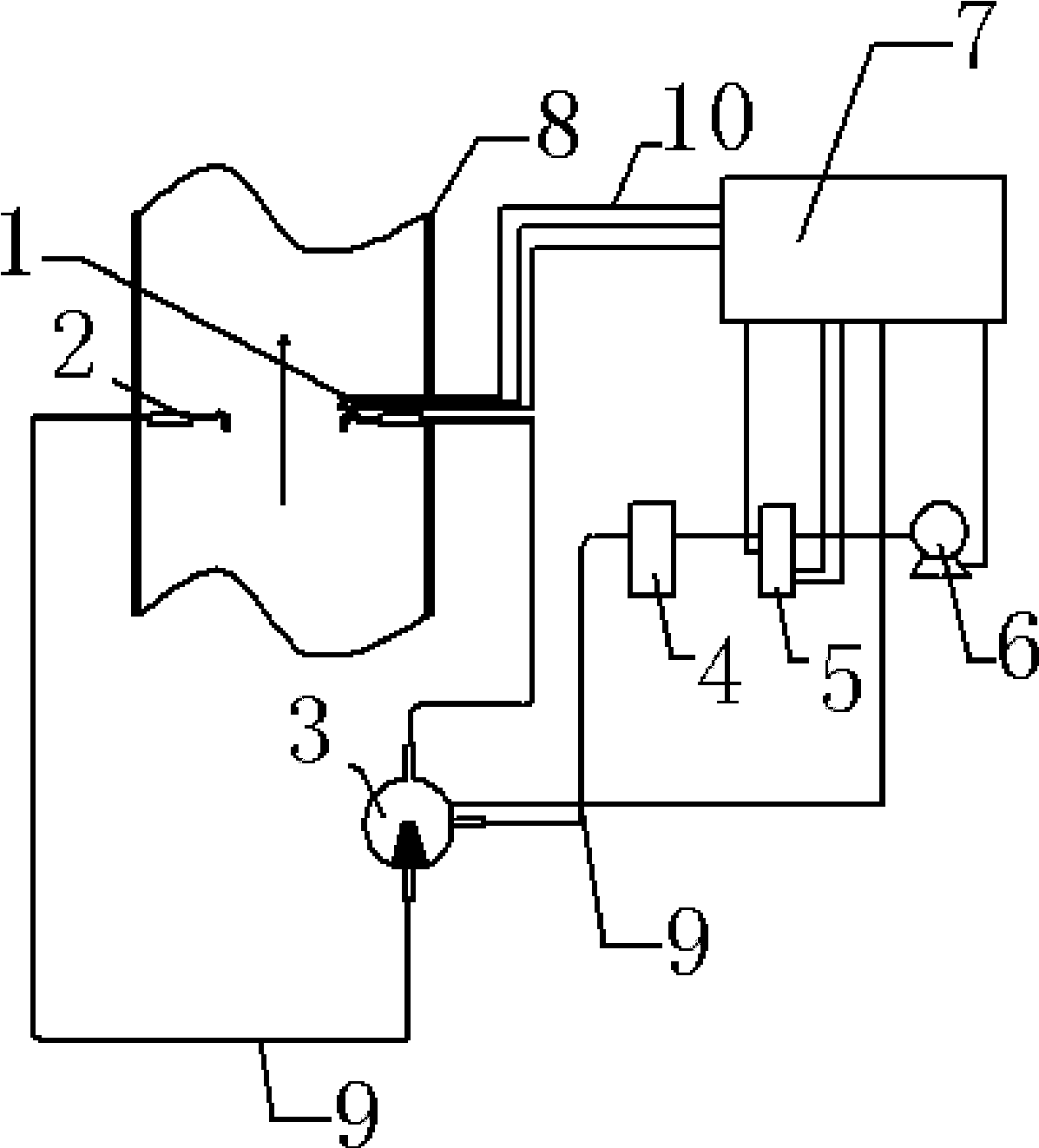 Isokinetic smoke dust sampling device and sampling method