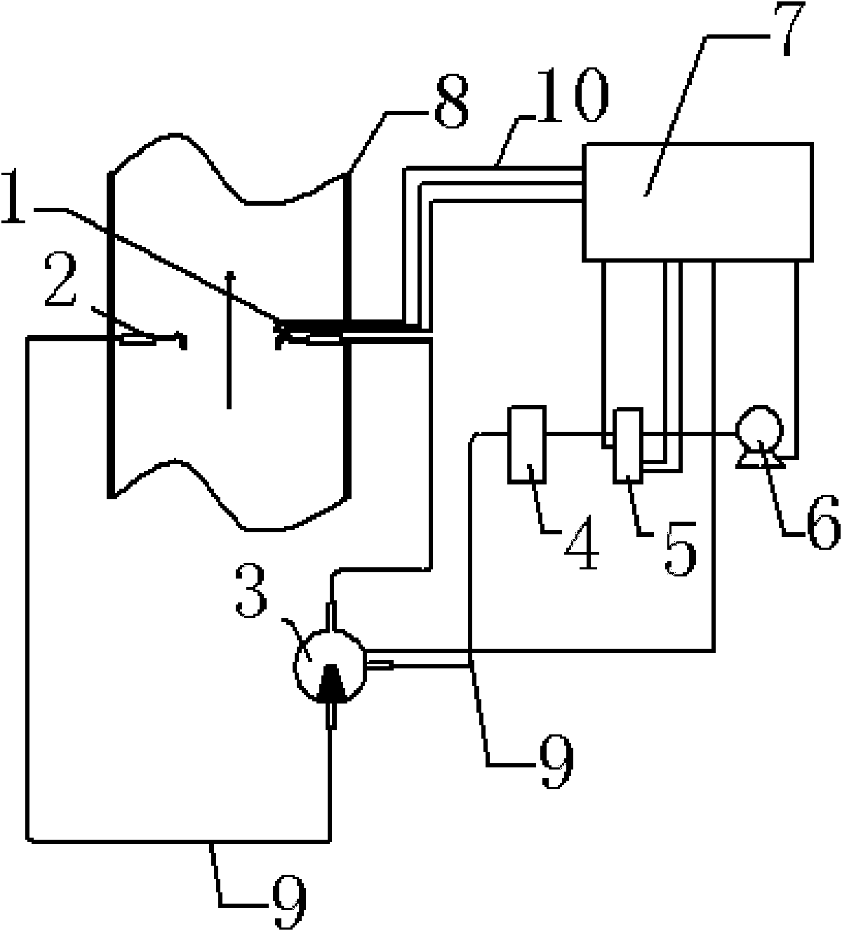 Isokinetic smoke dust sampling device and sampling method