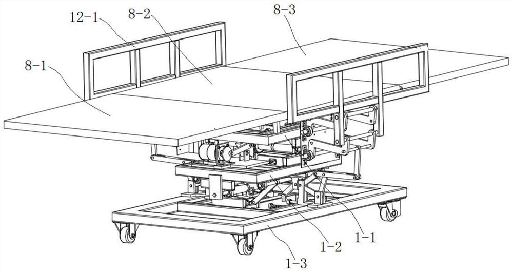 A bed for the elderly that meets comfort requirements and is convenient for getting on and off the bed