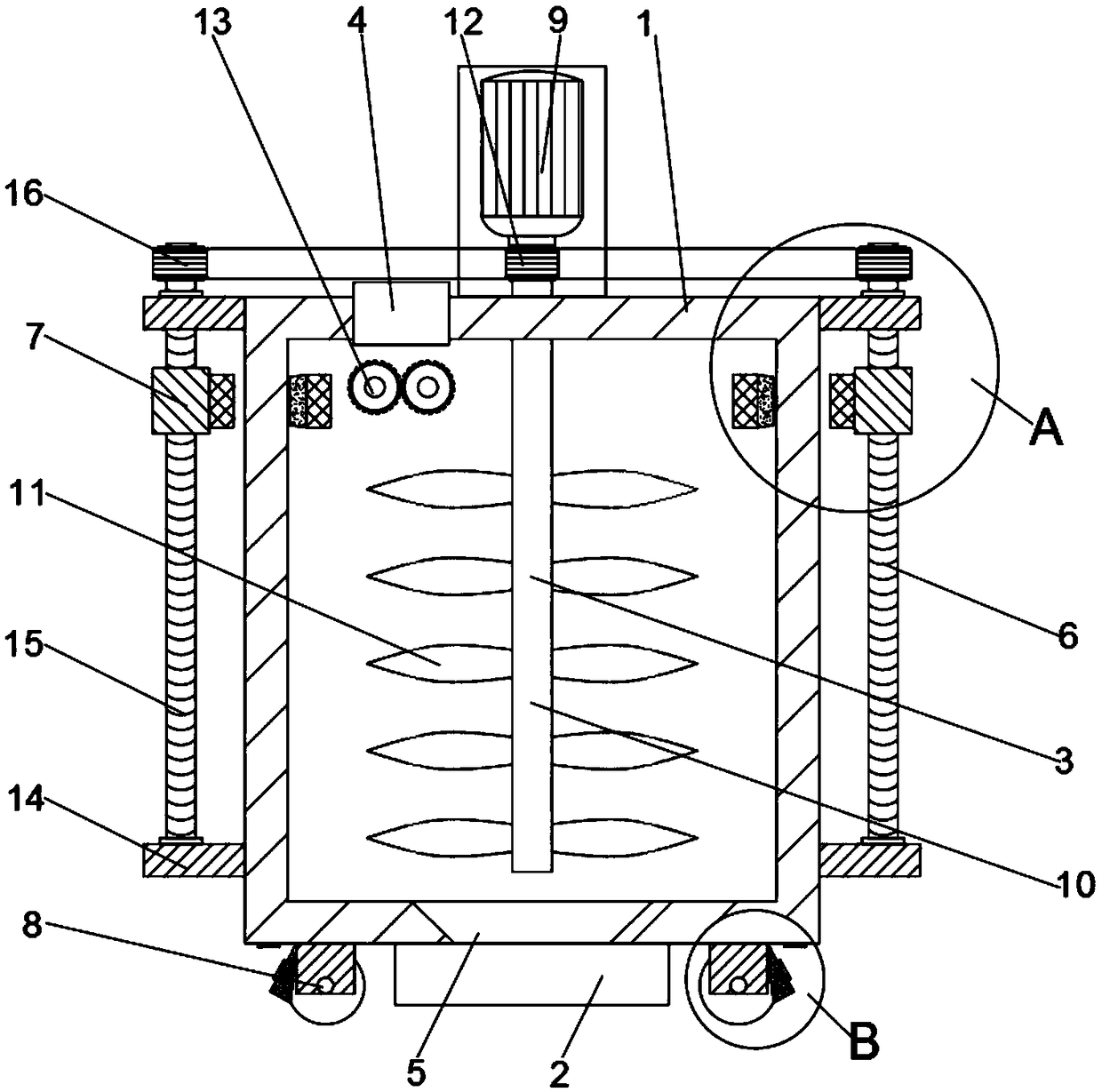 Furnace burden wet-process mixing granulator