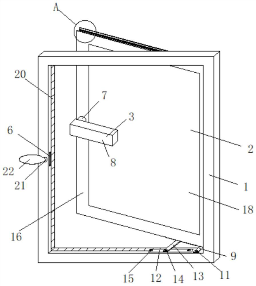 Waterproof and soundproof high-sealing casement window system