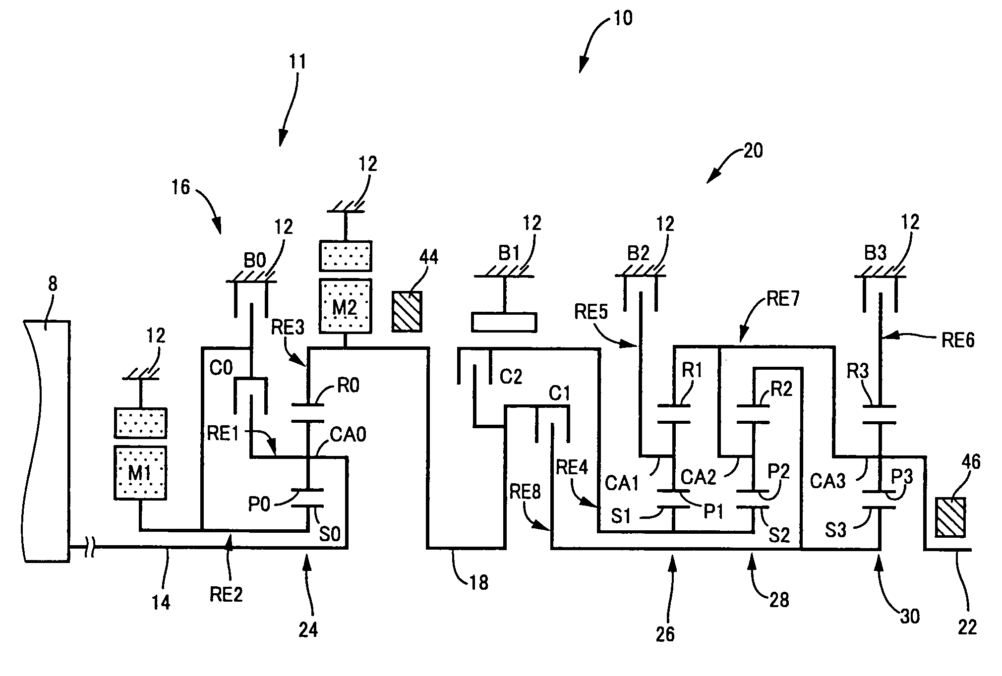 Control device for vehicular power transmitting apparatus