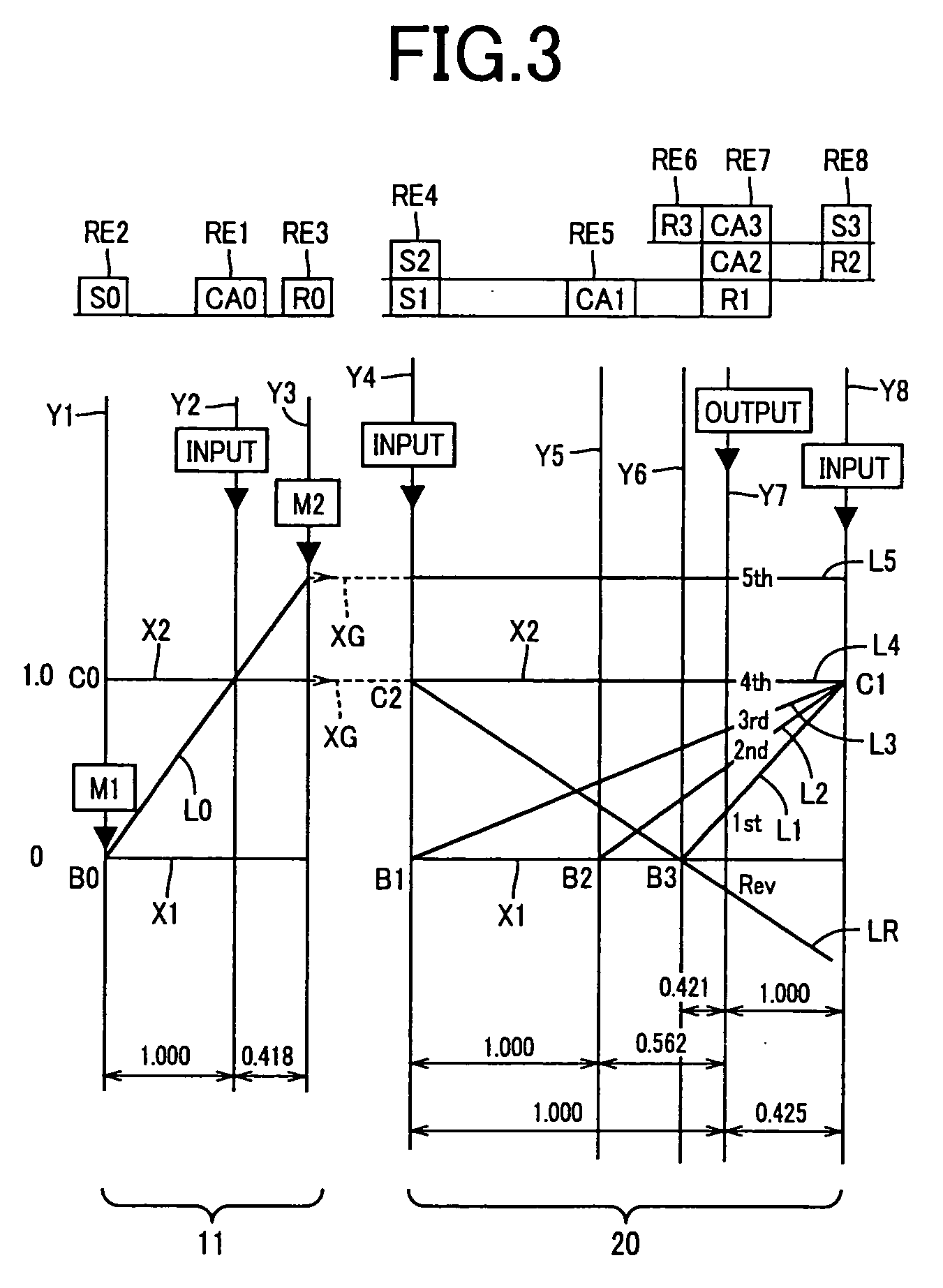 Control device for vehicular power transmitting apparatus