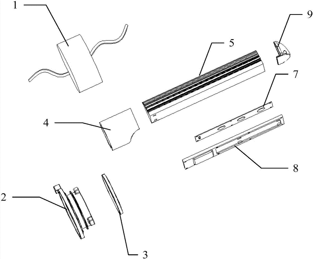 Lamp light source assembly and illuminating assembly for road lamp illumination and lamp for illumination