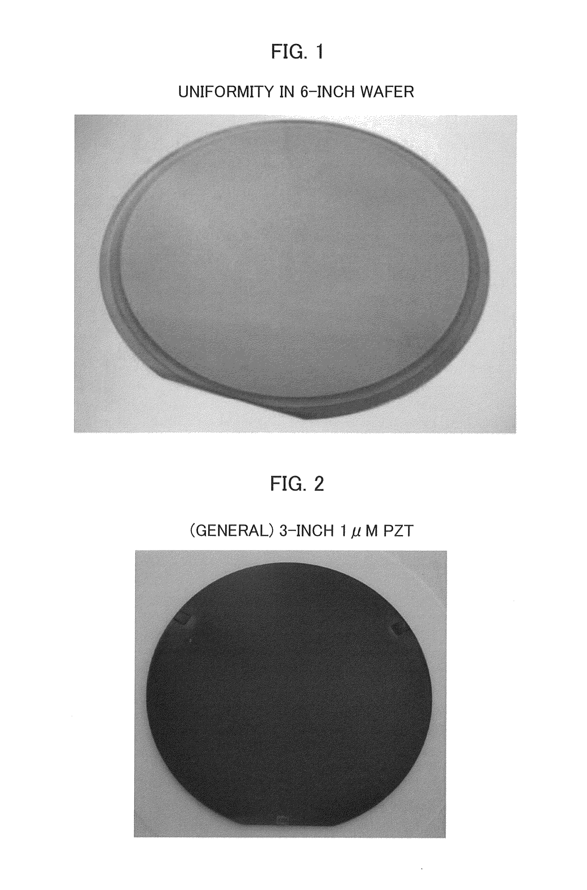 PBNZT ferroelectric film, sol-gel solution, film forming method and method for producing ferroelectric film