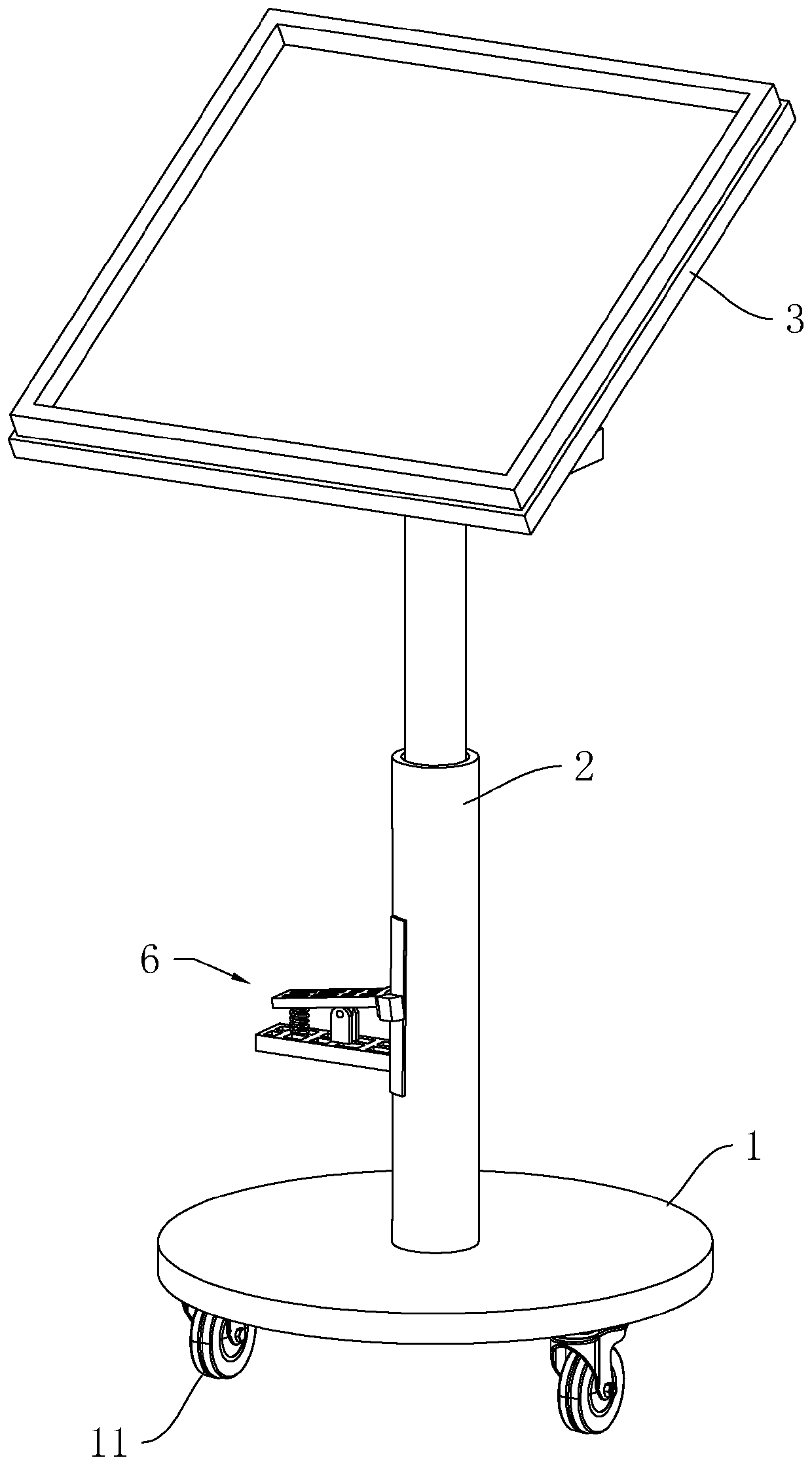 A display stand for engineering consultation