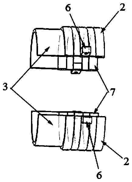 Fast assembly and disassemble type cable protecting jacket