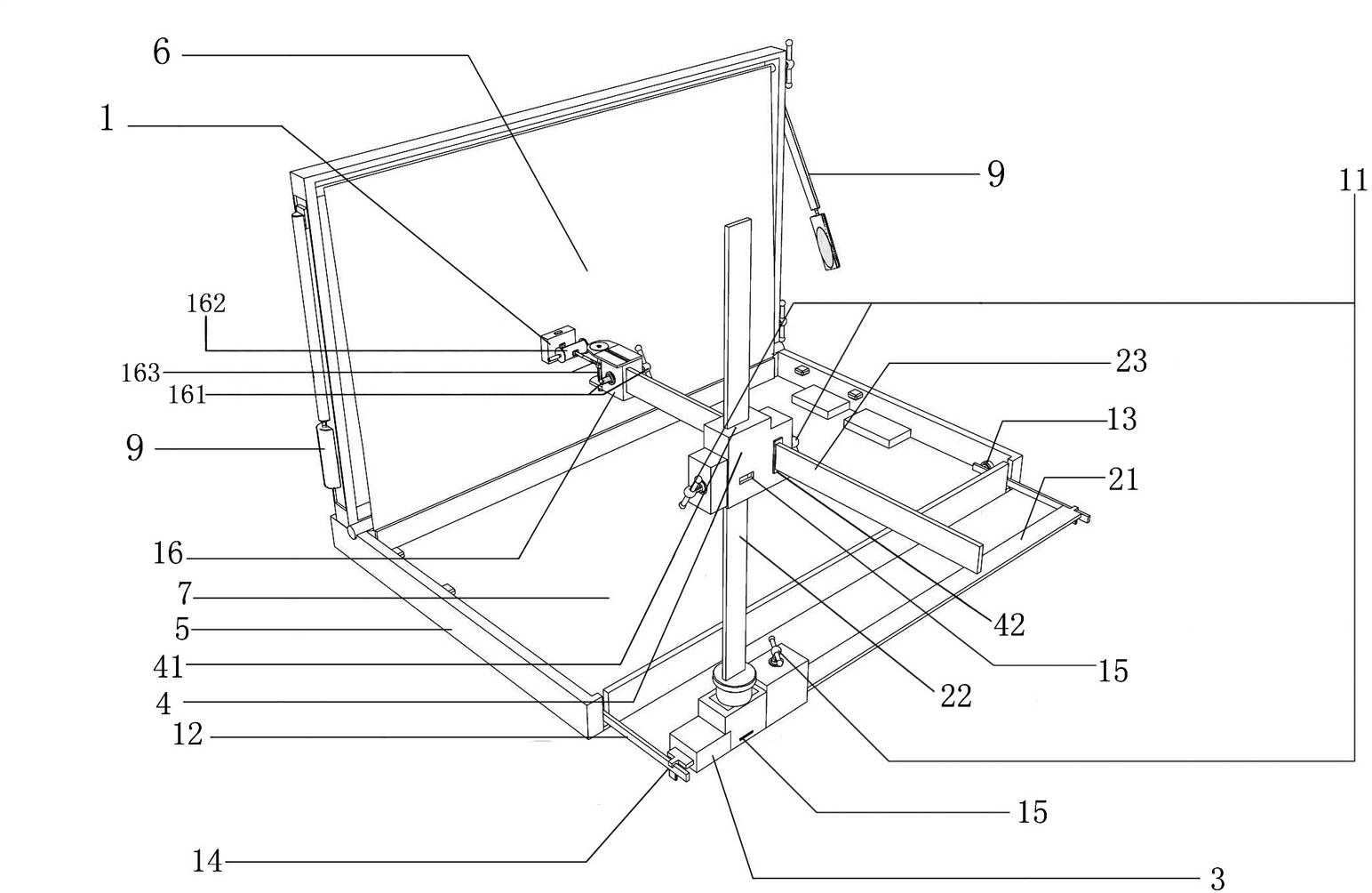 Case type shooting device for manufacturing stop-motion animations