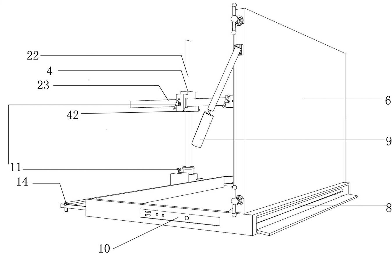 Case type shooting device for manufacturing stop-motion animations