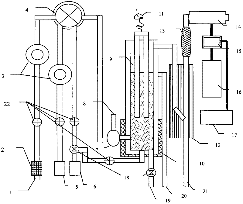 Device and process for monitoring oceanic planktonic microorganism content in real time and early warning red tide