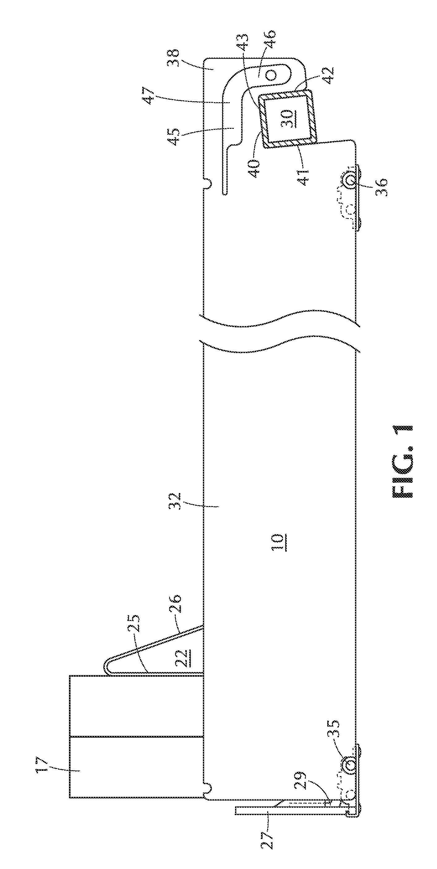 Width-adjustable product display tray with novel mounting arrangement