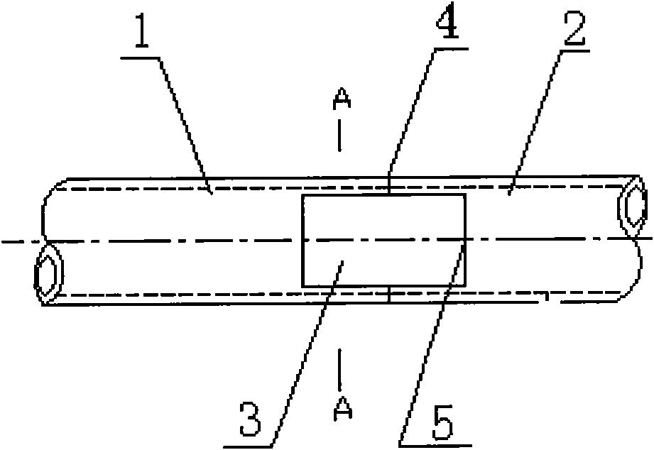 Welding method for overhaul of furnace chamber heat exchange tube