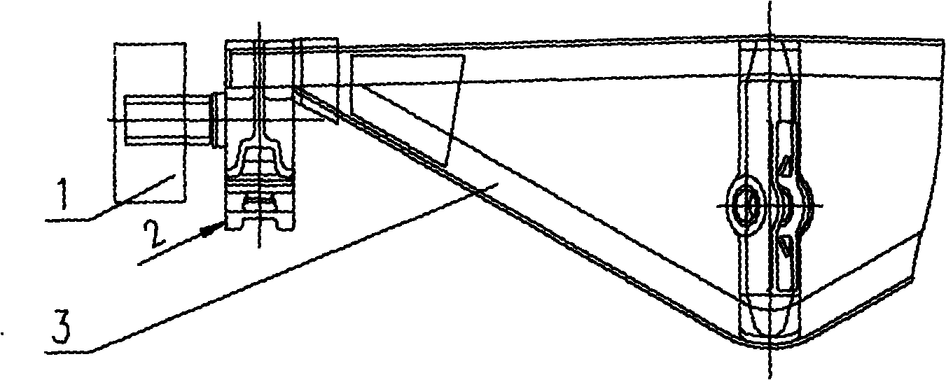 Brake block holder and braking deice