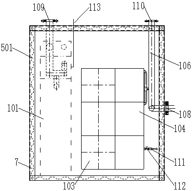 Combined assembly type tunnel wastewater treatment device and wastewater treatment system