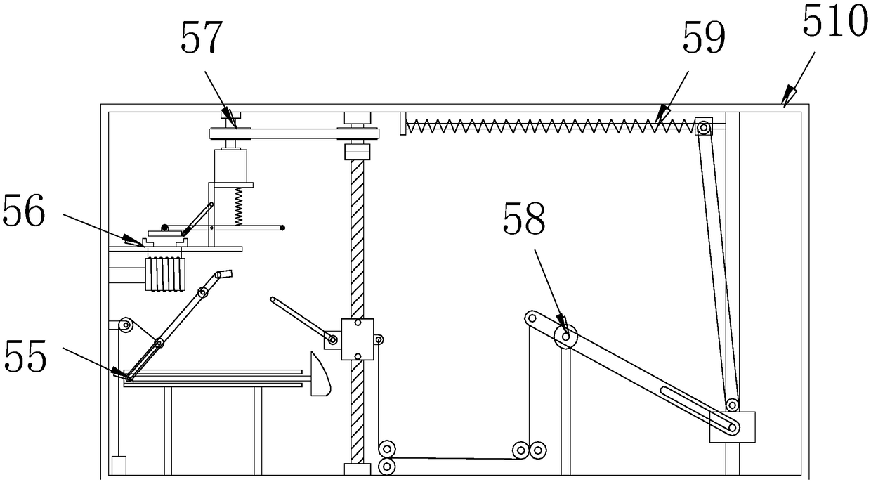 Drawing folding device for petroleum pipeline design